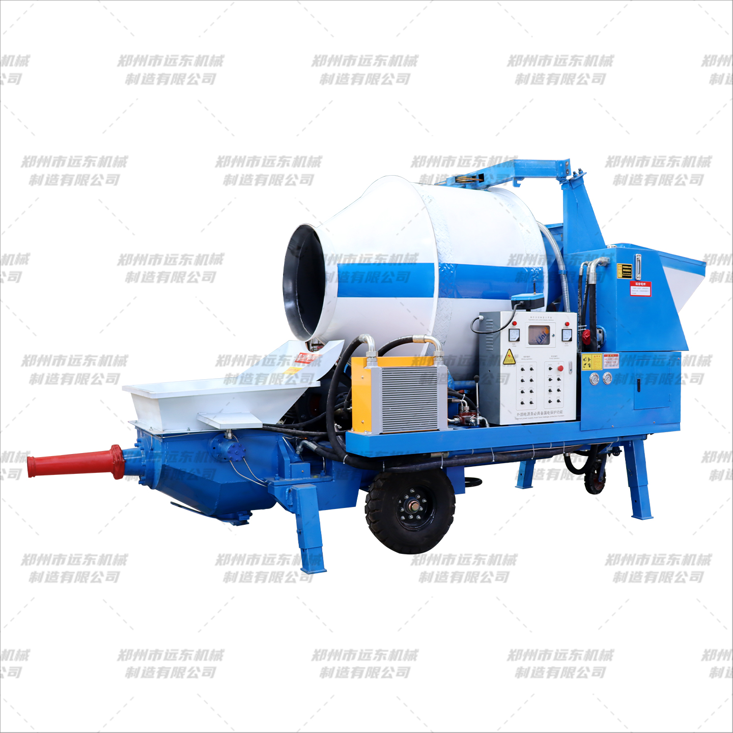 混凝土搅拌输送一体机(图1)